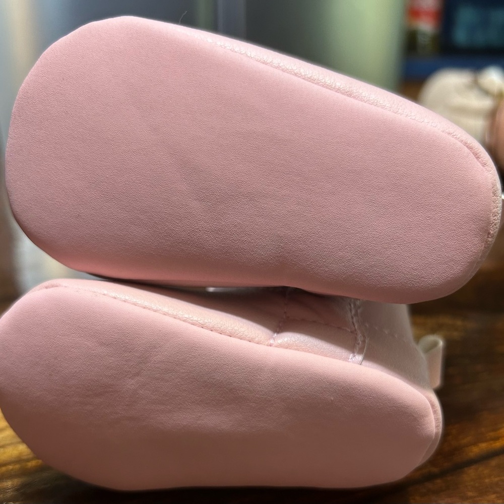 Soft Pink Baby Walker Shoes
